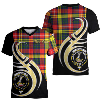 Printivon Dewar Tartan Crest Believe In Me T Shirt