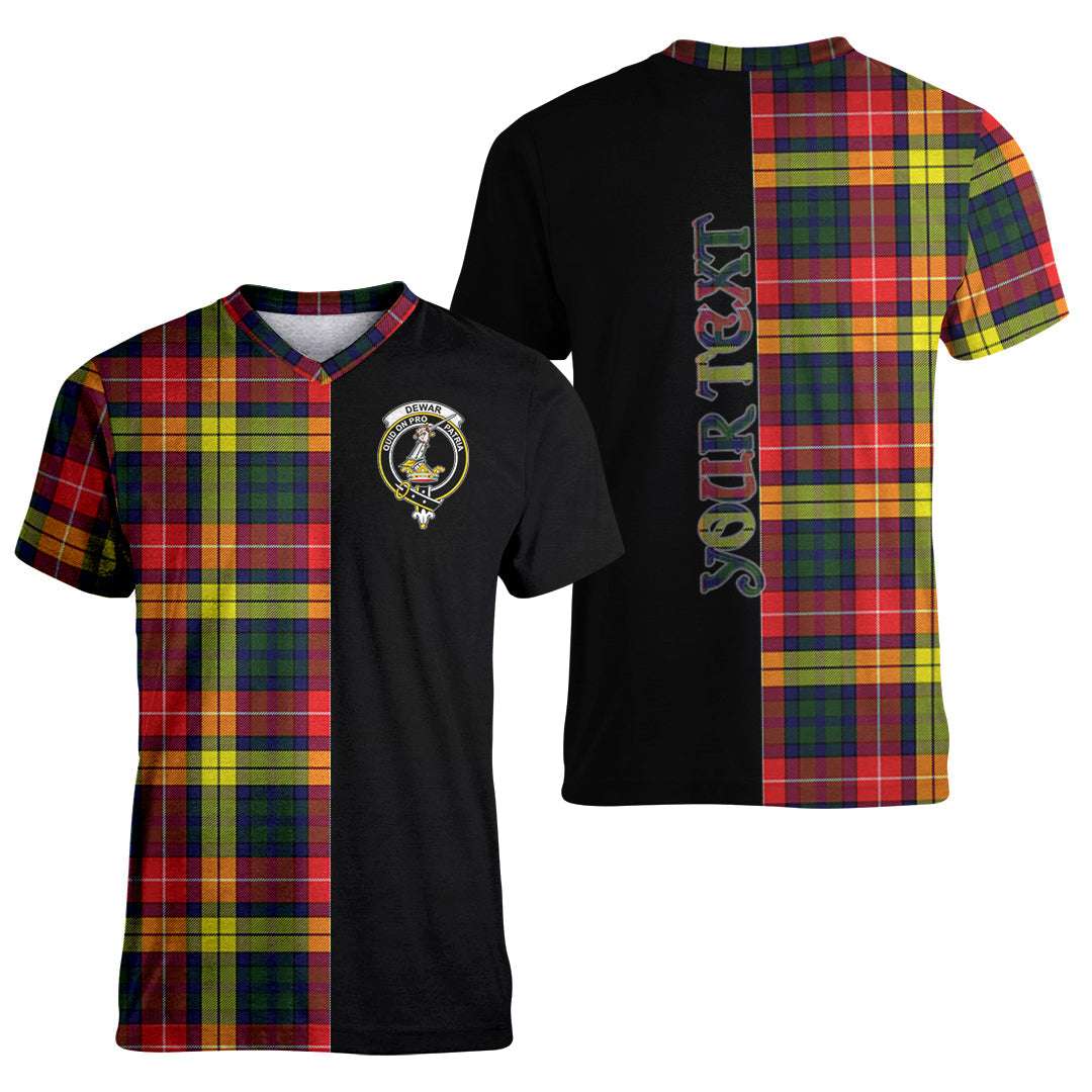 Printivon Dewar Tartan Personalize Half T shirt