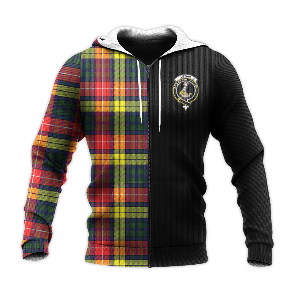 Printivon Dewar Tartan Personalize Half Hoodie