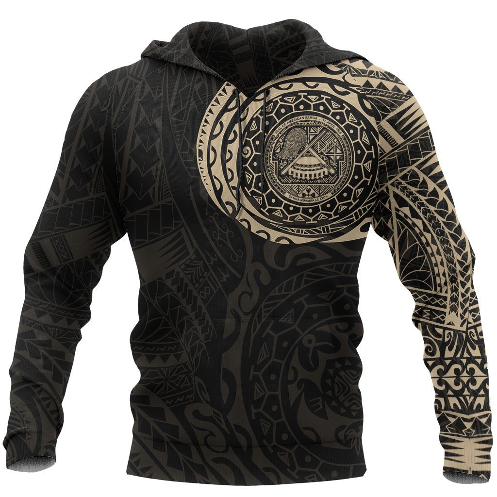 American Samoa Hoodie American Samoa Seal Polynesian Tattoo