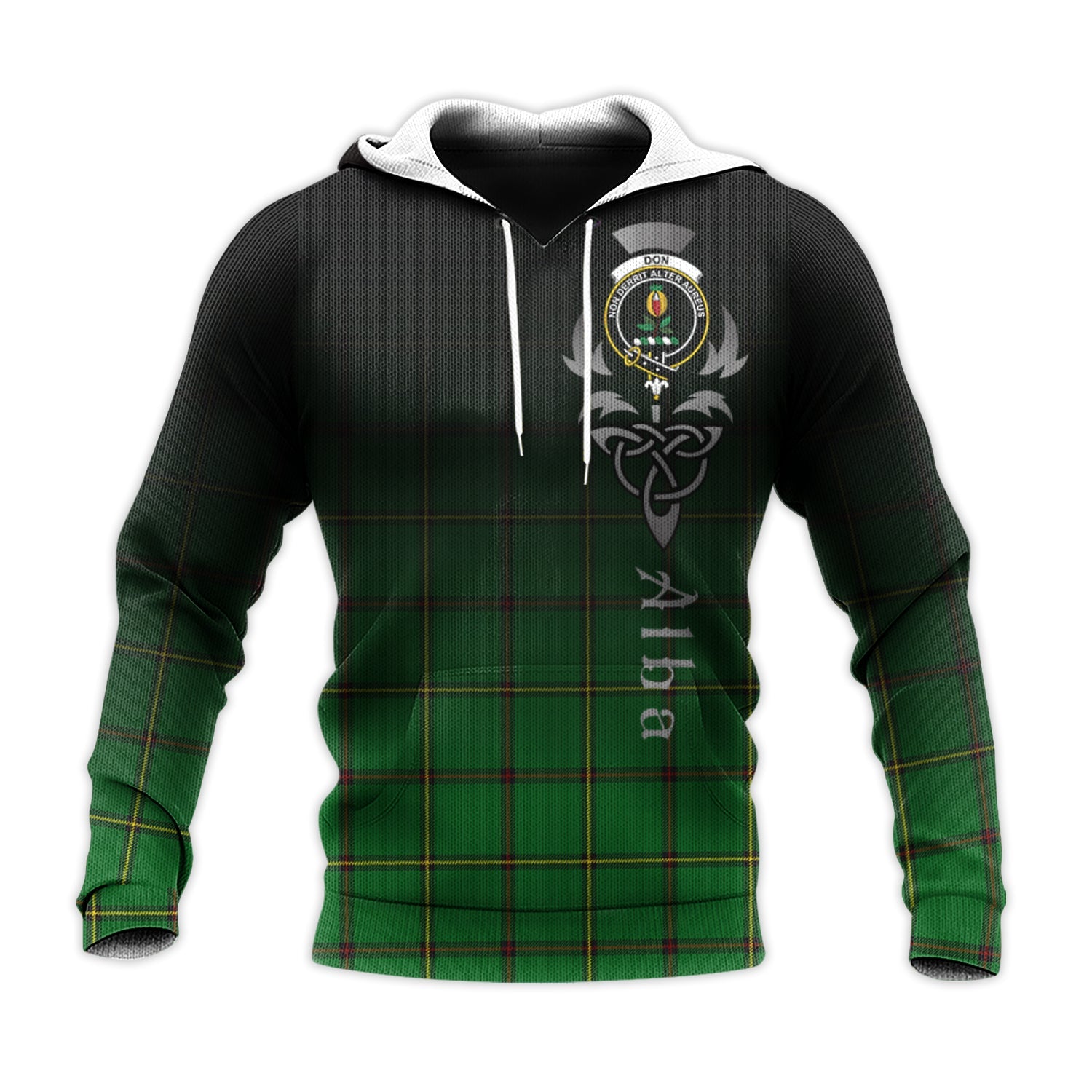 Printivon Don Tartan Crest Alba Celtic Hoodie
