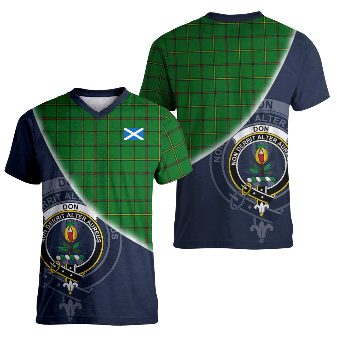 Printivon Don Tartan Scottish Crest T Shirt