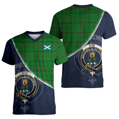 Printivon Don Tartan Scottish Crest T Shirt