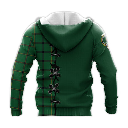 Printivon Don Tartan Hoodie Lion Rampant And Celtic Thistle Style