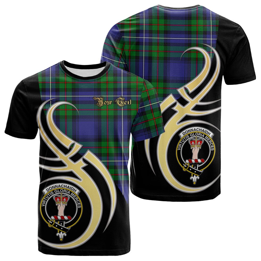 Printivon Donnachaidh Tartan Crest Believe In Me T Shirt