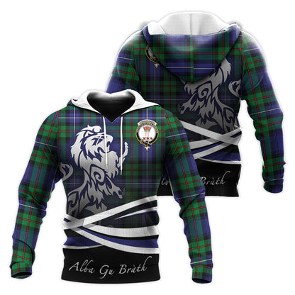 Printivon Donnachaidh Tartan Scottish Lion Hoodie