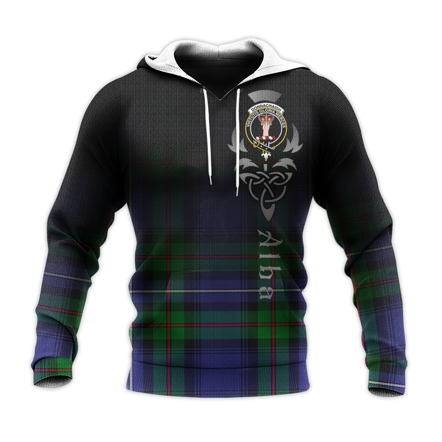Printivon Donnachaidh Tartan Crest Alba Celtic Hoodie