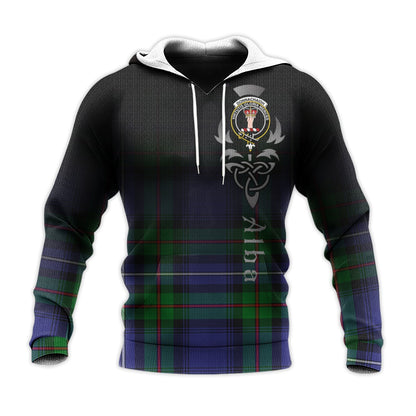 Printivon Donnachaidh Tartan Crest Alba Celtic Hoodie