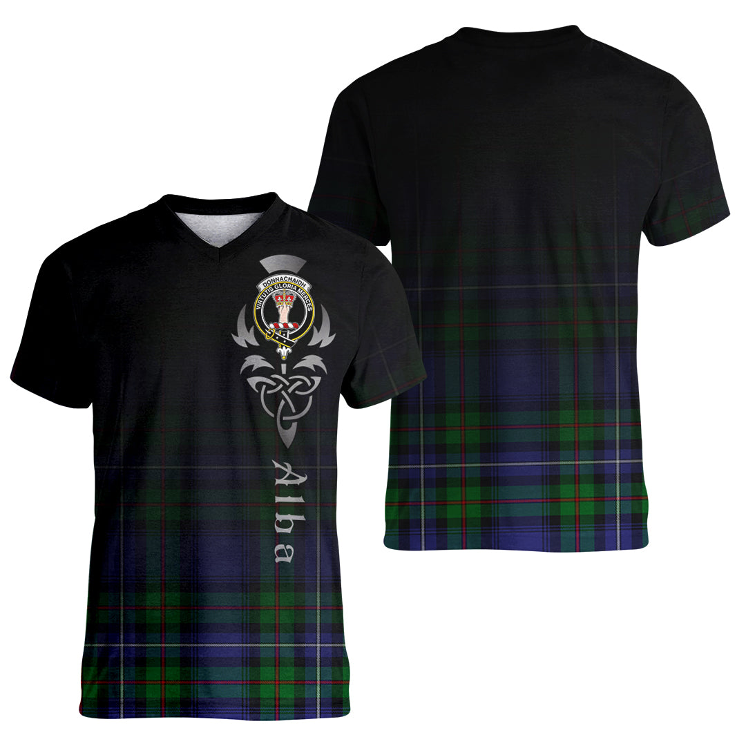 Printivon Donnachaidh Tartan Crest Alba Celtic T Shirt