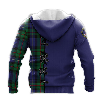 Printivon Donnachaidh Tartan Hoodie Lion Rampant And Celtic Thistle Style