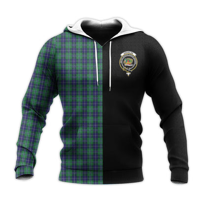 Printivon Douglas Tartan Personalize Half Hoodie