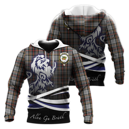 Printivon Douglas Ancient Dress Tartan Scottish Lion Hoodie
