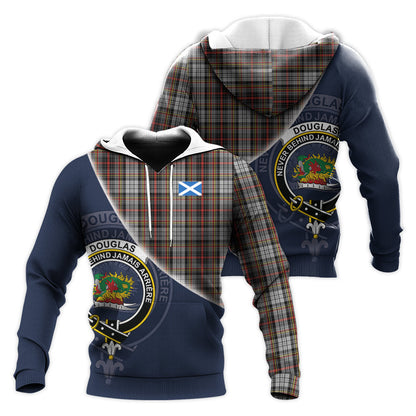 Printivon Douglas Ancient Dress Tartan Scottish Crest Hoodie