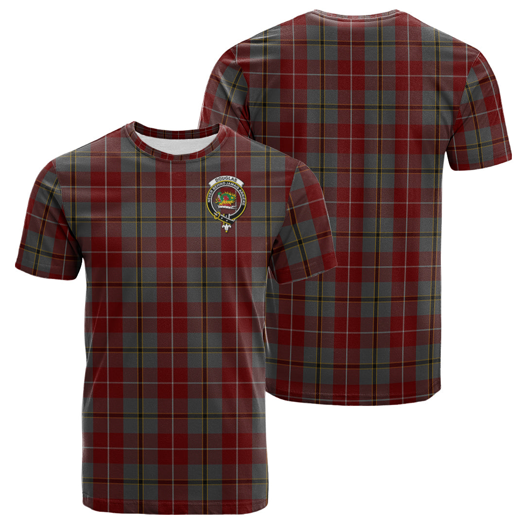 Printivon Douglas Ancient Red Tartan T Shirt