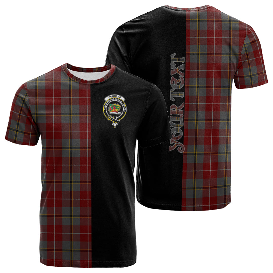 Printivon Douglas Ancient Red Tartan Personalize Half T shirt