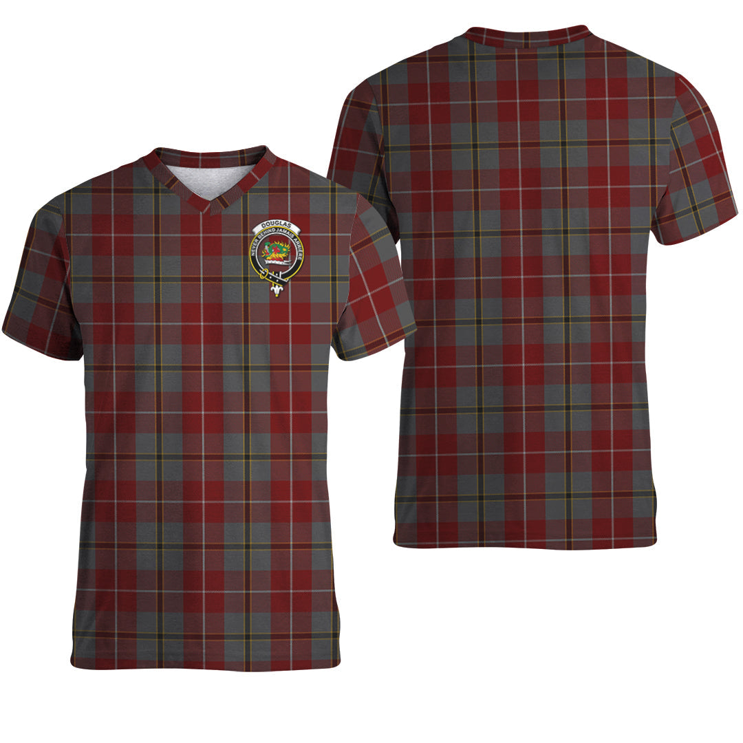 Printivon Douglas Ancient Red Tartan T Shirt