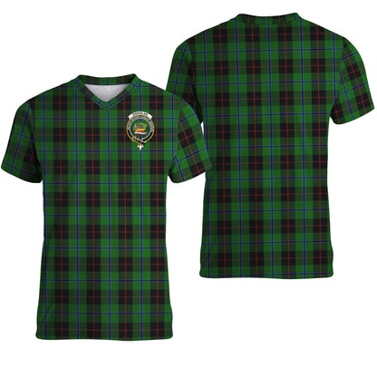 Printivon Douglas Black Tartan T Shirt