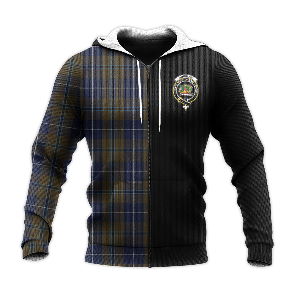 Printivon Douglas Brown Tartan Personalize Half Hoodie