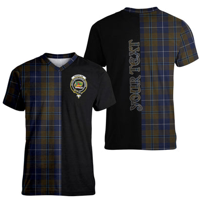 Printivon Douglas Brown Tartan Personalize Half T shirt