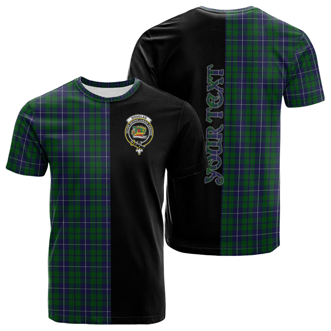 Printivon Douglas Green Tartan Personalize Half T shirt