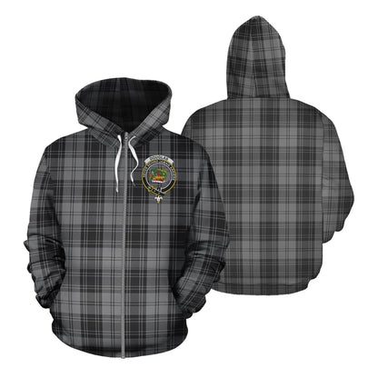 Printivon Douglas Grey Tartan Hoodie