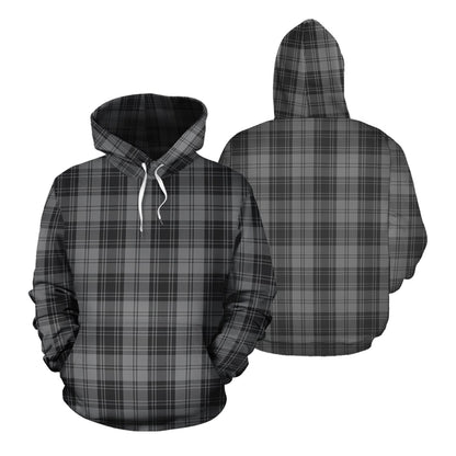 Printivon Douglas Grey Tartan Hoodie