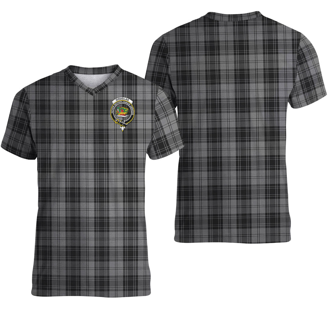 Printivon Douglas Grey Tartan T Shirt