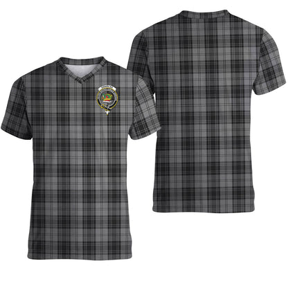 Printivon Douglas Grey Tartan T Shirt