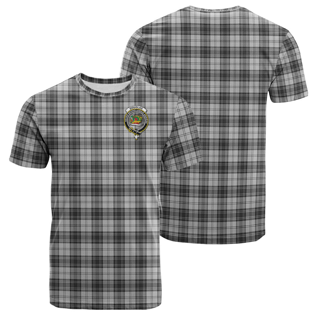 Printivon Douglas Grey Modern Tartan T Shirt