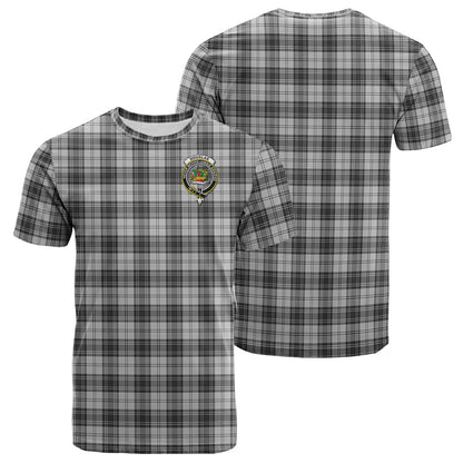 Printivon Douglas Grey Modern Tartan T Shirt