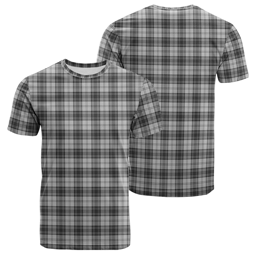 Printivon Douglas Grey Modern Tartan T Shirt