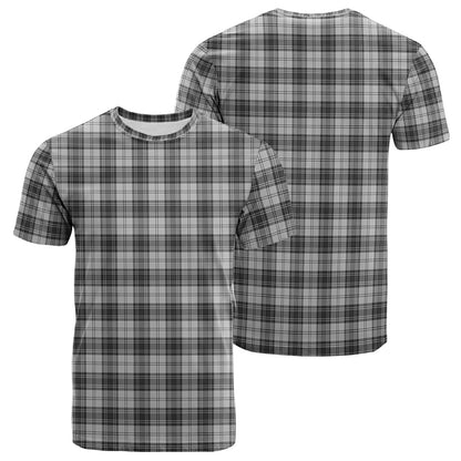Printivon Douglas Grey Modern Tartan T Shirt