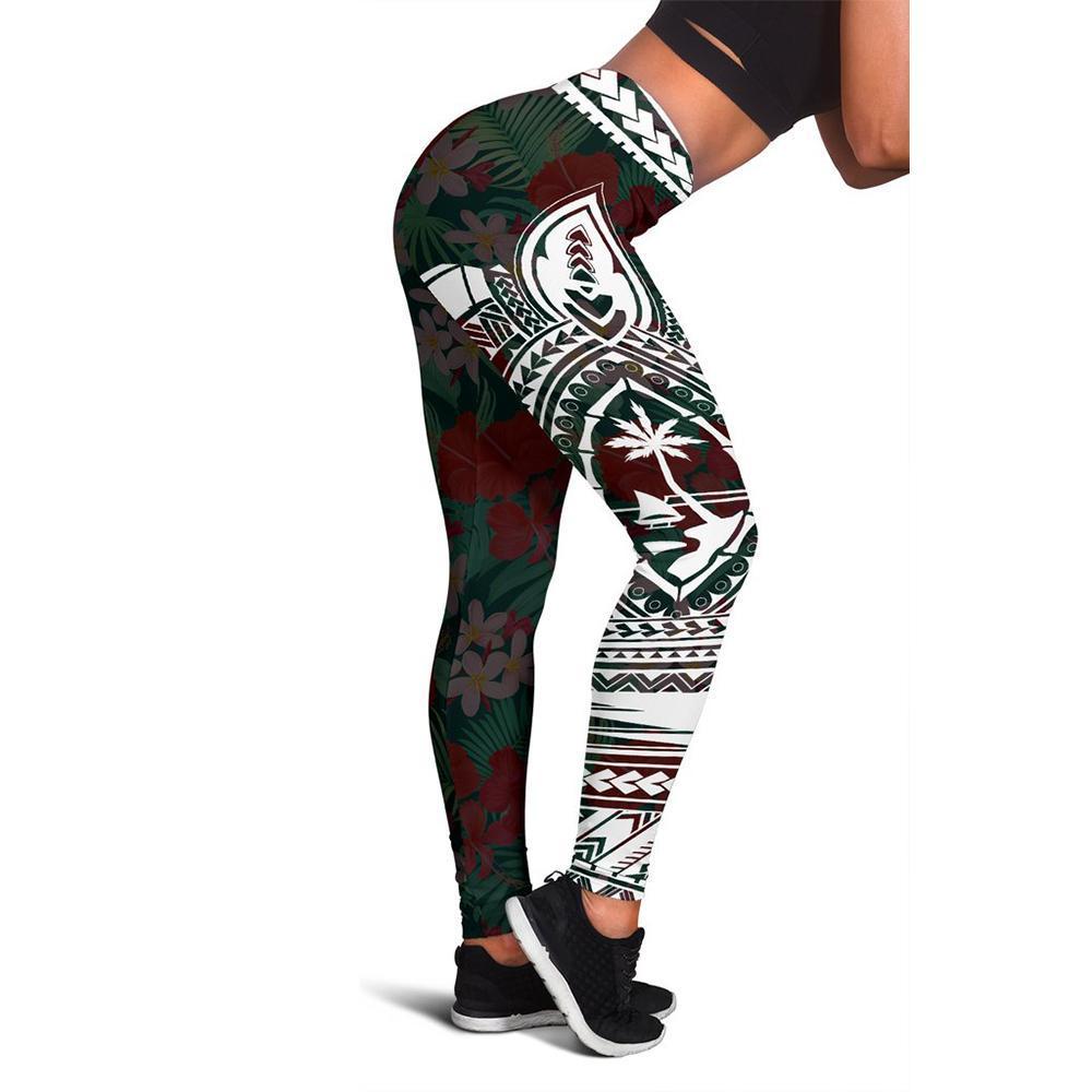 Guam Polynesian 1st Leggings White