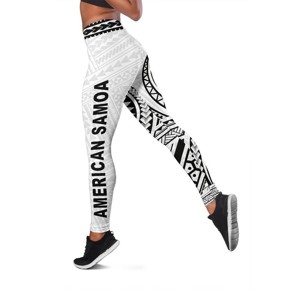 Neo American Samoa Leggings White