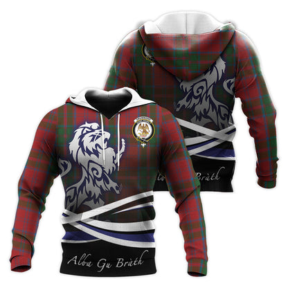Printivon Drummond Tartan Scottish Lion Hoodie