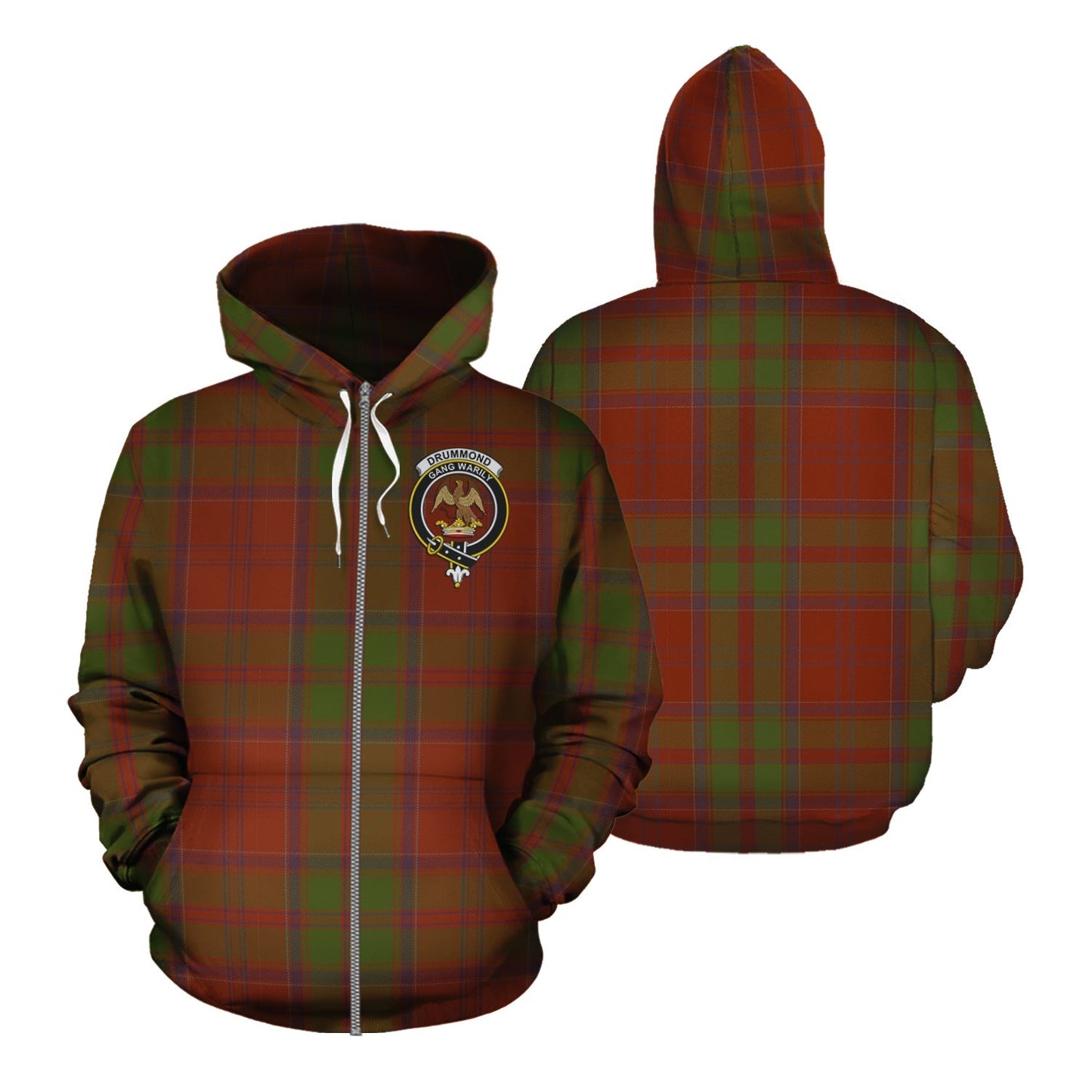 Printivon Drummond Clan Tartan Hoodie