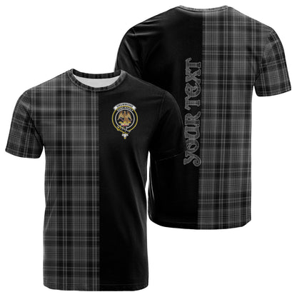 Printivon Drummond Grey Tartan Personalize Half T shirt