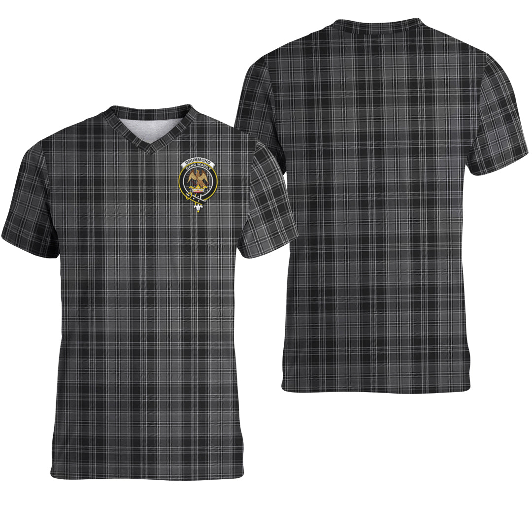 Printivon Drummond Grey Tartan T Shirt
