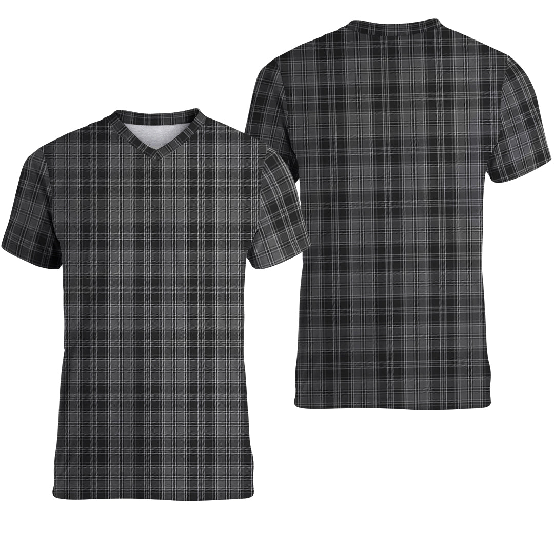 Printivon Drummond Grey Tartan T Shirt