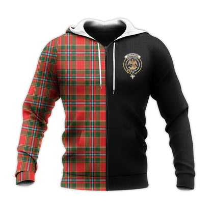 Printivon Drummond Of Perth Tartan Personalize Half Hoodie