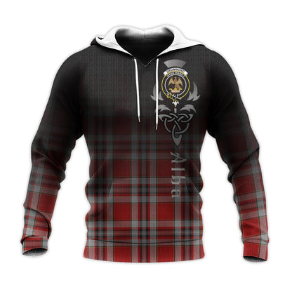 Printivon Drummond Of Perth Dress Tartan Crest Alba Celtic Hoodie