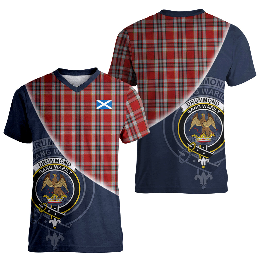Printivon Drummond of Perth Dress Tartan Scottish Crest T Shirt