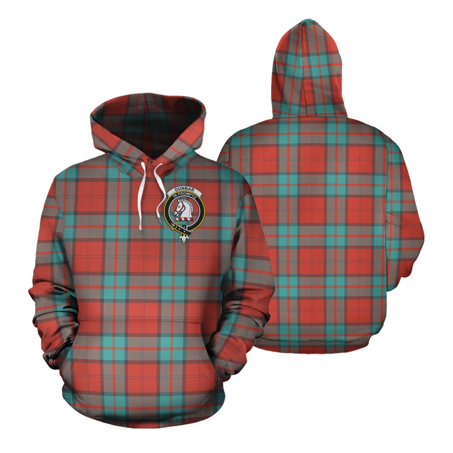 Printivon Dunbar Ancient Tartan Hoodie