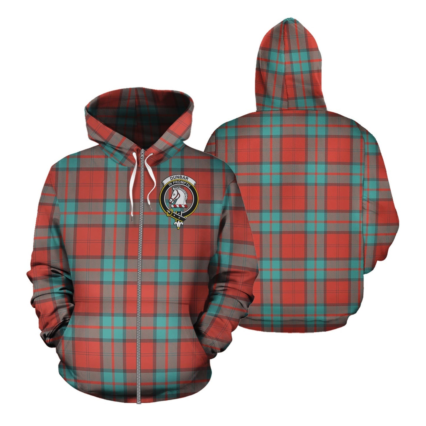 Printivon Dunbar Ancient Tartan Hoodie