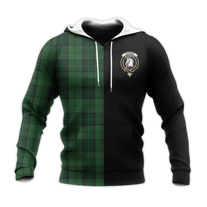 Printivon Dunbar Hunting Tartan Personalize Half Hoodie
