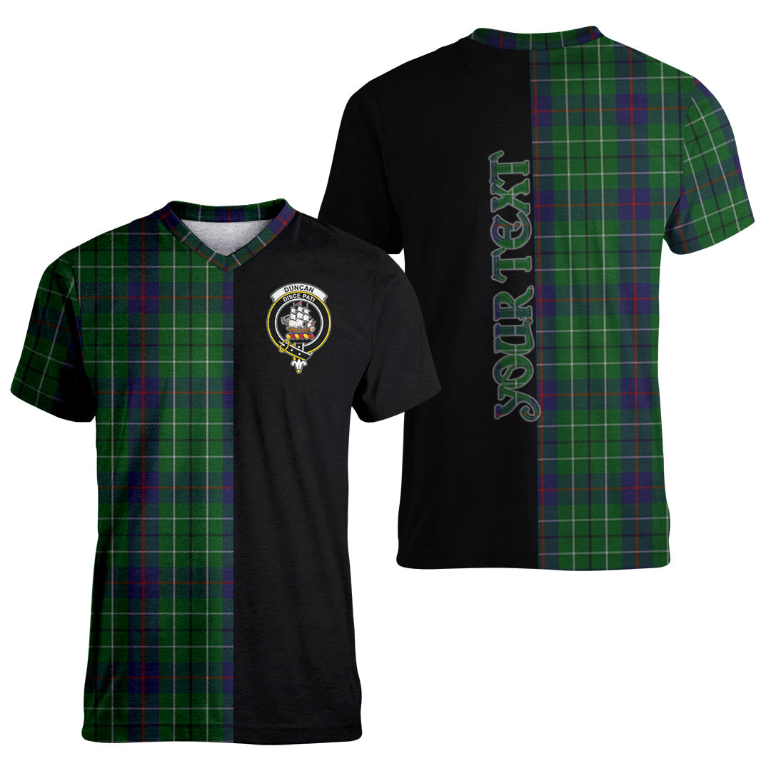 Printivon Duncan Tartan Personalize Half T shirt