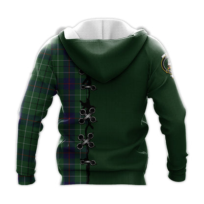 Printivon Duncan Tartan Hoodie Lion Rampant And Celtic Thistle Style
