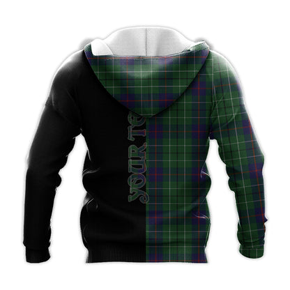 Printivon Duncan Tartan Personalize Half Hoodie