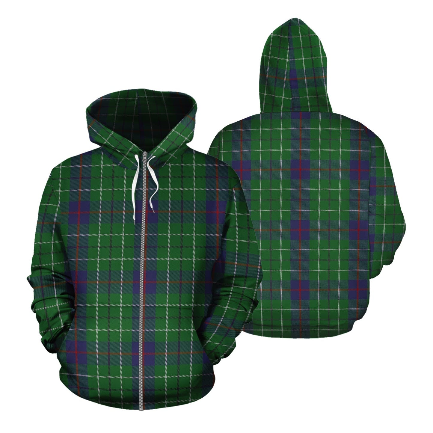 Printivon Duncan Tartan Hoodie
