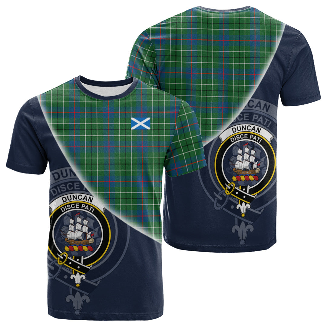 Printivon Duncan Ancient Tartan Scottish Crest T Shirt